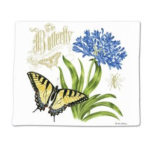 Alice's Cottage Monarch Butterfly Flour Sack Kitchen Towel 36 Inches